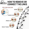 Collar profesional para perro con pinza de perro, tamaño ajustable con hebilla de liberación rápida de acero inoxidable, collar de perro con puntas cómodas, correa resistente - BESTMASCOTA.COM