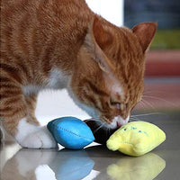 AINOLWAY Juguetes de gato interactivos divertidos para gatito gatito gato gato mimbre dentición masticar 3 piezas - BESTMASCOTA.COM