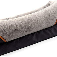 Cama ortopédica de espuma viscoelástica para perro JOYELF, con funda extraíble lavable y juguete de chirridor como regalo - BESTMASCOTA.COM