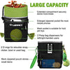 Bolsa de entrenamiento para perros pequeños a grandes, bolsa de entrenamiento para perros pequeños y grandes, bolsa de regalo para bocadillos para entrenamiento de recompensa, caminar, clip de metal, cinturón de cintura, correa de hombro, dispensador de b - BESTMASCOTA.COM