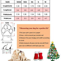 URBEST botas para perros con velcro, 2 pares, color marrón - BESTMASCOTA.COM