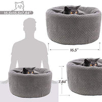 Winsterch - Cama para gatos, lavable, cálida, redonda, suave, sofá para mascotas, cama para gatos, camas para mascotas pequeñas - BESTMASCOTA.COM