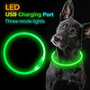 BSEEN Collar LED para perro, recargable por USB, collar brillante para perro para la seguridad nocturna, collar de moda para perros pequeños, medianos y grandes - BESTMASCOTA.COM