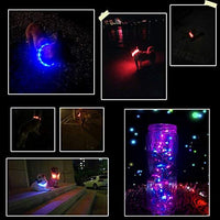 Collar LED para perro, recargable por USB, collar brillante para perro, cuello iluminado, mejora la seguridad y visibilidad de la mascota en la noche, 3 modos intermitentes, resistente al agua, collar iluminado para perros pequeños y medianos grandes - BESTMASCOTA.COM
