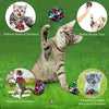 SunGrow - Pelotas de Mylar arrugadas para gatos, juguete brillante y antiestrés, ligero y adecuado para múltiples juegos de gatos, horas de entretenimiento, ideal para gatitos y gatos adultos - BESTMASCOTA.COM