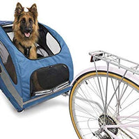 PetSafe Solvit HoundAbout Pet Bicycle Trailer For Dogs and Cats, Aluminum Frame, Medium and Large - BESTMASCOTA.COM