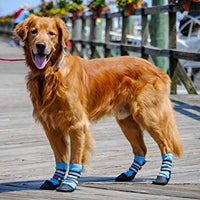 Bark Brite - Botas protectoras de neopreno para perro, diseño de huella de perro, 5 tamaños - BESTMASCOTA.COM