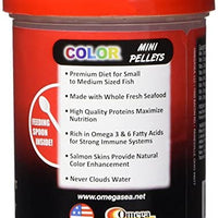 Omega One Color Mini Pellets, Sinking - BESTMASCOTA.COM