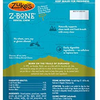 Zuke's Z-Bone Dental Chew Dog Treats - BESTMASCOTA.COM