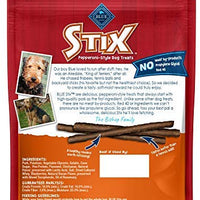 Blue Buffalo Stix Soft Moist Dog Treats Pepperoni Style - BESTMASCOTA.COM