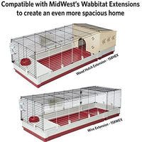 Juego de casa para conejos de lujo Wabbitat de Midwest Homes for Pets - BESTMASCOTA.COM