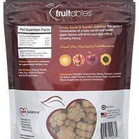 Fruitables Crunchy Baked Bacon Apple Training Treat for Dogs 7 Ounces - BESTMASCOTA.COM