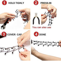 Wellbro collar de entrenamiento con dientes de metal para perros grandes y medianos (Pit Bull, pastor alemán), con hebilla a presión de liberación rápida y puntas de hule, plateado y regulable - BESTMASCOTA.COM
