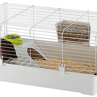 Cavie Guinea Pig Cage & Rabbit Cage | Pet Cage Includes Free Water Bottle, Hay Feeder, Hide-Out & Food Bowl - BESTMASCOTA.COM