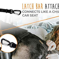 Cinturón de seguridad para perro, material resistente, incluyendo anexo de giro sin enredos, mosquetón y barra apego. De Mighty Paw - BESTMASCOTA.COM
