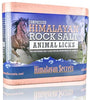 Lecho de sal del Himalaya comprimido para caballo, vaca, cabra, etc. Hecho de sal del Himalaya especialmente seleccionada de mayor calidad – Minerales distribuidos uniformemente – 100% puro y natural - BESTMASCOTA.COM