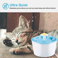Shinea - Fuente de agua para gatos, 1,6 L, dispensador automático de agua para mascotas, saludable e higiénico, muy silencioso para gatos, perros, múltiples mascotas - BESTMASCOTA.COM