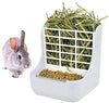 QSLQYB Rabbit Feeder Bunny Guinea Pig Hay Feeder, Hay Food Bin Feeder, Hay and Food Feeder Bowls Manger Rack for Rabbit Guinea Pig Chinchilla and Other Small Animals - BESTMASCOTA.COM