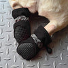 Rotanet - Botas de perro para interiores y exteriores, con dos correas de sujeción ajustables y suela suave antideslizante. Botas de perro perfectas para perros pequeños, 4 unidades... - BESTMASCOTA.COM