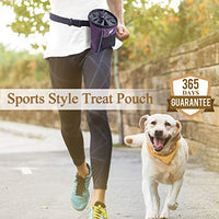 VIVAGLORY - Bolsa de regalo para perros, estilo deportivo y apertura ampliada, bolsa de regalo para perros con cintura ajustable, dispensador de bolsas de caca lo suficientemente grande para llevar golosinas, kibbles, juguetes para mascotas | 2 maneras de - BESTMASCOTA.COM