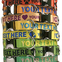 Collar de perro personalizado premium con cierre de metal – disponible en 20 colores + varios tamaños - BESTMASCOTA.COM