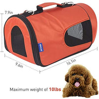 Petper Cat Carrier Airline - Transportador de mascotas de lado suave para gato perro pequeño exterior bolsa de viaje - BESTMASCOTA.COM