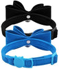 BINGPET 2Pcs Breakaway Bowtie Cat Collar with Bell - BESTMASCOTA.COM