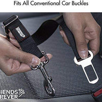 Cinturón de seguridad arnés, ajustable para mascota perro o gato arnés de seguridad de vehículo diseñado de friends forever - BESTMASCOTA.COM