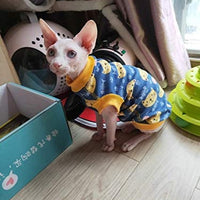 Sphynx - Camisetas de algodón para mascotas con cuello redondo, sin mangas, para gatos y perros pequeños - BESTMASCOTA.COM