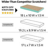 Kitty City XL Wide Premium Scratching Collection, Corrugate Cat Scratchers 2 Pieces, Cat Scratching Toy - BESTMASCOTA.COM