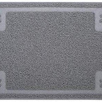 Gefryco - Alfombrilla de alimentación para mascotas para cuenco de alimentos y agua, trampa la arena de la caja y las patas, 24 x 16 pulgadas, flexible, impermeable y antideslizante, alfombrilla para perros y gatos - BESTMASCOTA.COM