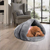 Mojonnie - Cama de gato con forro polar suave para calentar y calentar con forma de triángulo para gatos, invierno, mascotas - BESTMASCOTA.COM