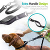 SparklyPets Heavy Duty Rope Bungee Leash for Large and Medium Dogs with Anti-Pull for Shock Absorption - No Slip Reflective Leash for Outside - BESTMASCOTA.COM