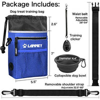 Bolsa de entrenamiento para perros pequeños a grandes, bolsa de entrenamiento para perros pequeños y grandes, bolsa de regalo para bocadillos para entrenamiento de recompensa, caminar, clip de metal, cinturón de cintura, correa de hombro, dispensador de b - BESTMASCOTA.COM