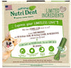 Nutri Dent - Masticables para perros con ingredientes limitados, tamaño mediano, sabor a filete mignon o aliento fresco - BESTMASCOTA.COM