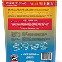 Charlee Bear Crunch Grain Free Dog Treats - Bacon and Blueberry Flavor - 8 oz Packs - BESTMASCOTA.COM