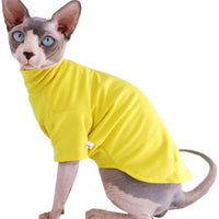 Sphynx - Ropa de invierno para gato, gruesa, de algodón, de doble capa, para mascotas, jersey, camisetas con mangas, pijamas para gatos y perros pequeños - BESTMASCOTA.COM