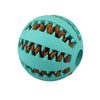 Pelota de juguete QINUKER para mascotas, interactiva, duradera, fuerte para masticar, jugar a IQ, juguete de entrenamiento para masticar, suave goma natural, resistente a mordeduras para cachorros pequeños y medianos en interiores y exteriores - BESTMASCOTA.COM