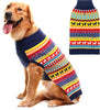 Mihachi – Sudadera para perro, ropa de abrigo de invierno con rayas coloridas para clima frío - BESTMASCOTA.COM