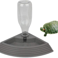 Kathson - Cuenco de agua para reptiles, dispensador automático de agua de reptiles, accesorios para alimentación de tortugas para barba, dragones, lagarto, geckos, serpiente de rana - BESTMASCOTA.COM