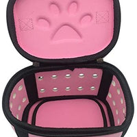 Portable Mini Poodle Puppy Carrier hámster Jaula – Cute Travel Carrier hard-sided Jaula para Animal Pequeño Cachorro Kitty erizo - BESTMASCOTA.COM