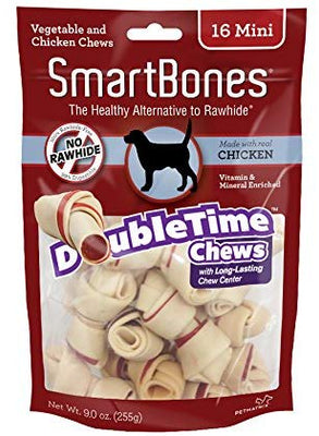 SmartBones Doubletime Rolls with Long-Lasting Chew Center, Chicken - BESTMASCOTA.COM