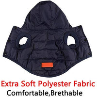 vecomfy - Sudadera con capucha para perro con forro polar y algodón extra cálido en invierno, chaqueta para perro pequeña con capucha - BESTMASCOTA.COM