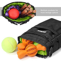 ORIA Bolsa de entrenamiento para perros, bolsa de regalo para perros, bolsa de entrenamiento para mascotas con correa ajustable, cuenco plegable para perro, almacenamiento para golosinas, juguetes y accesorios de entrenamiento - BESTMASCOTA.COM