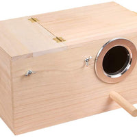 YJJKJ - Caja de madera para periquitos y cacatúas - BESTMASCOTA.COM