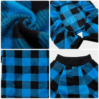 KOOLTAIL - Pijama para perro, a cuadros, para ropa de invierno para perros, suave y cálido, apto para perros pequeños, medianos y grandes - BESTMASCOTA.COM