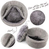 Winsterch - Cama para gatos, lavable, cálida, redonda, suave, sofá para mascotas, cama para gatos, camas para mascotas pequeñas - BESTMASCOTA.COM