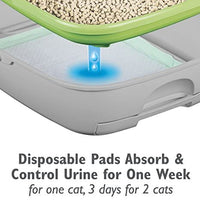 Purina Tidy Cats Breeze Hooded System Starter Kit Cat Litter Box, Litter Pellets & Pads - BESTMASCOTA.COM