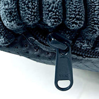 Floppy Dawg cama para perro extragrande con funda extraíble y forro impermeable. Fabricado para perros grandes de hasta 100 libras y más. Tamaño Jumbo 48 x 30 y relleno de 8 pulgadas de alto con piezas de espuma viscoelástica. - BESTMASCOTA.COM