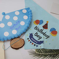 LUTER - Bandana de cumpleaños para perro, diseño de triángulo - BESTMASCOTA.COM
